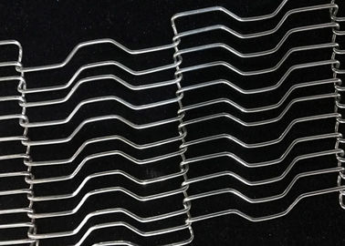 Stainless Steel Flat Flex Wire Mesh Conveyor Belt Untuk Pengeringan Dan Pendinginan