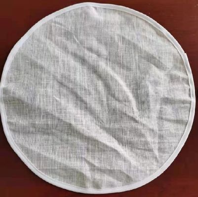Ukuran Lubang 1mm FDA Cotton Filter Mesh Round Pad